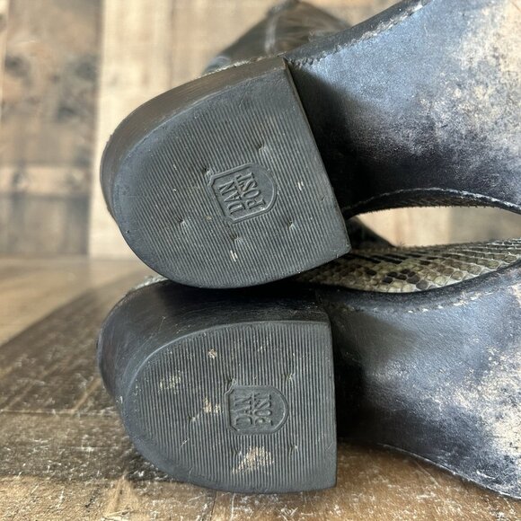 Dan Post Vintage Snakeskin Western Cowboy Boots Womens 7 M - Picture 5 of 12